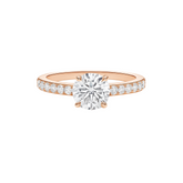Bijouté Rose Gold Diamond Ring